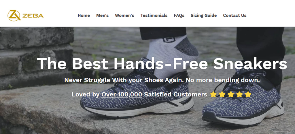 Zeba Hands-Free Sneakers